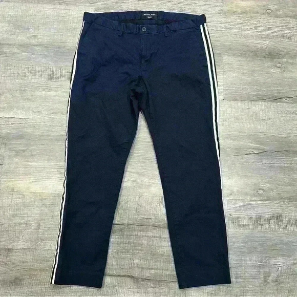 MICHAEL KORS PANTS W36 L29(actual28) Men’s Navy Blue (Flaws Shows On 2nd Photo) - Picture 1 of 16
